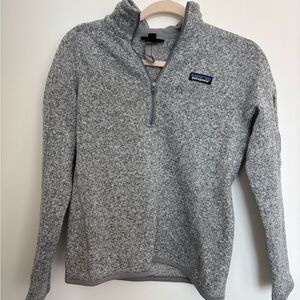 Patagonia Women's Heathered Gray Turtleneck Sweater